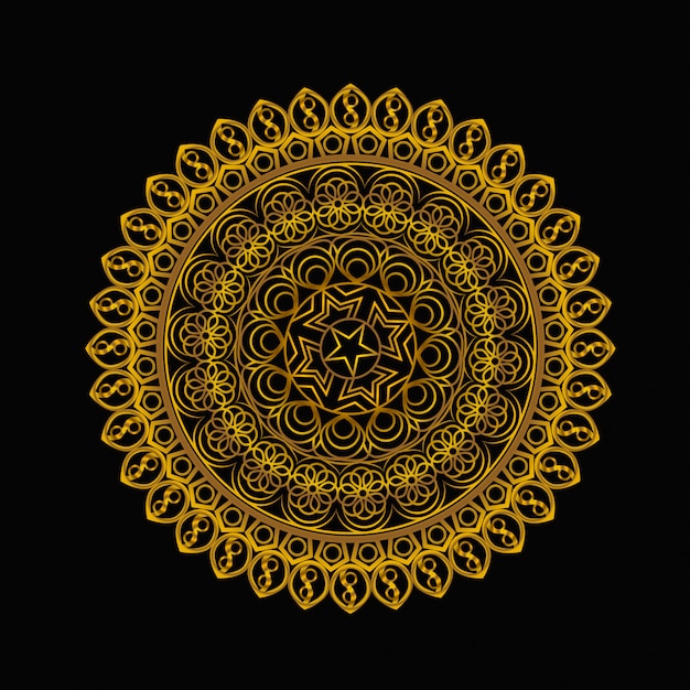 Fundo vintage com mandala