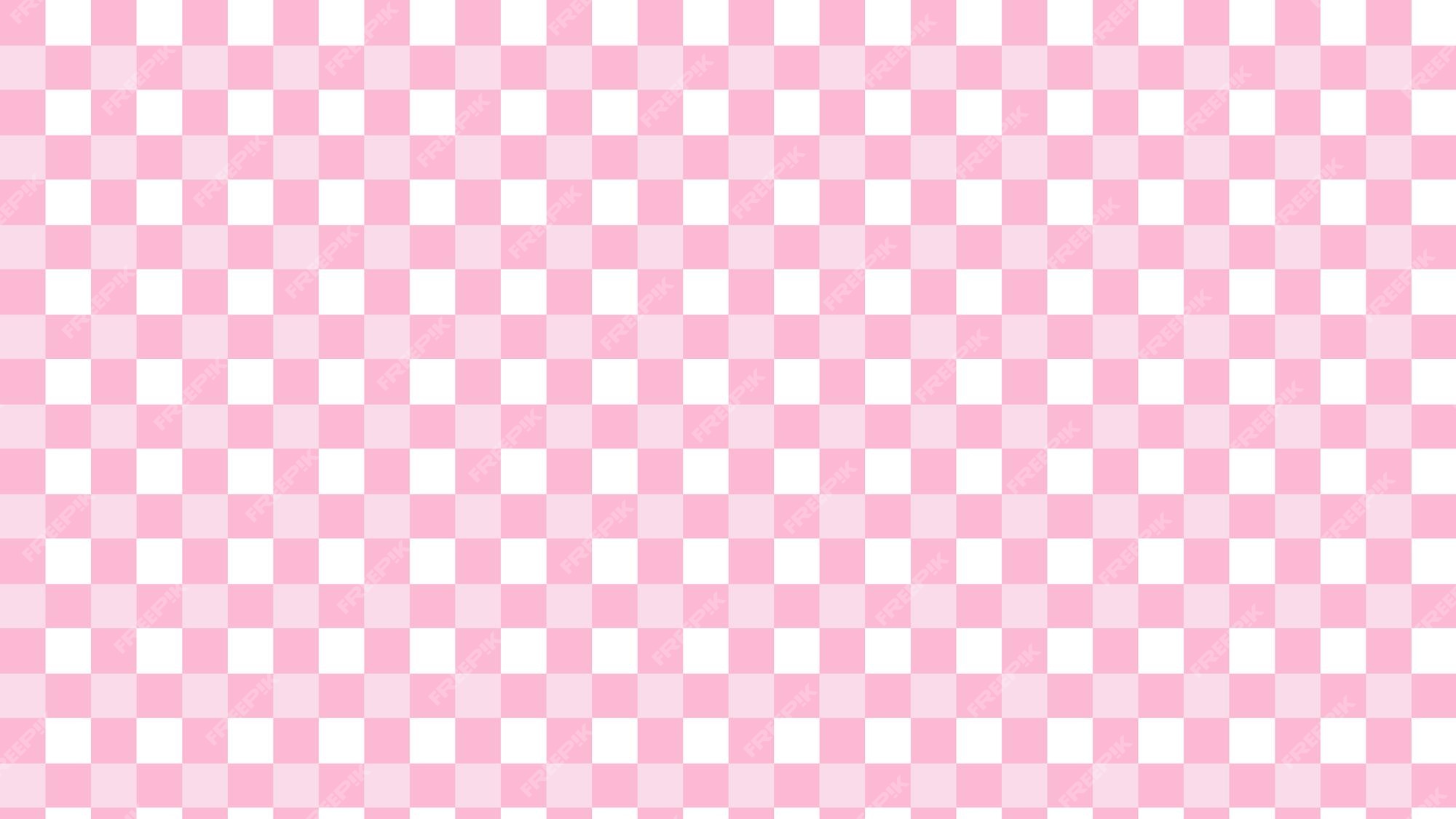 fundo xadrez sem costura forma de coração rosa 8424313 Vetor no Vecteezy