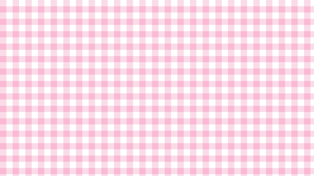 Papel de Parede Xadrez em Rosa e Pink