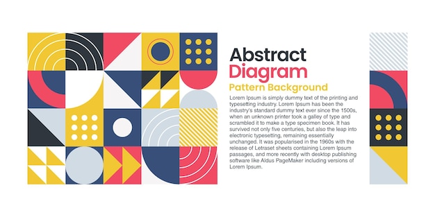 Fundos de pattrent de diagrama abstrato de escala geométrica