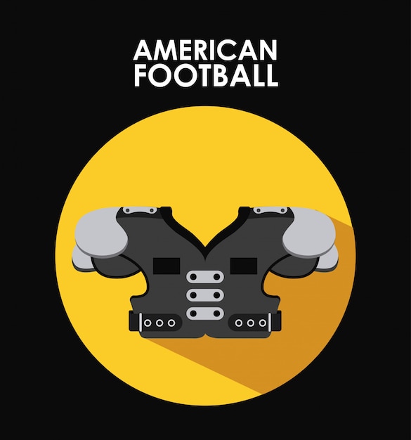 Vetor futebol americano