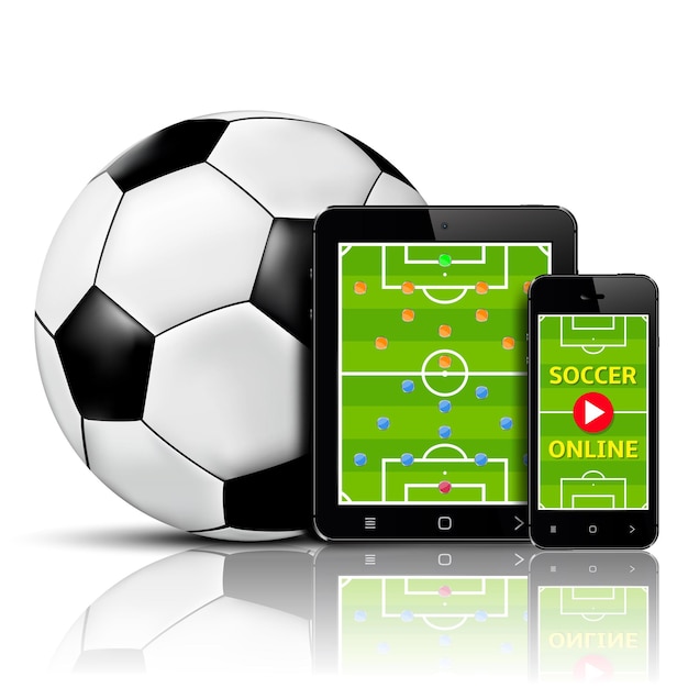 Futebol ao vivo online no celular e tablet