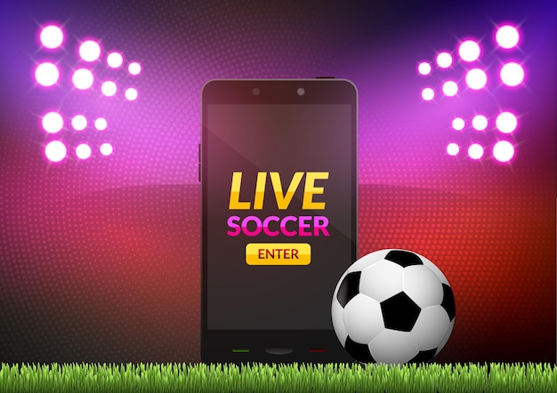 Futebol ao vivo e futebol on-line no celular