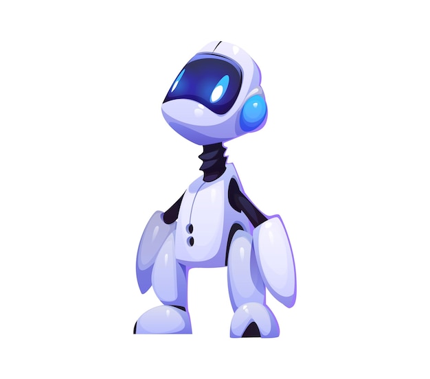 Futurista macaco robô personagem animal mascote