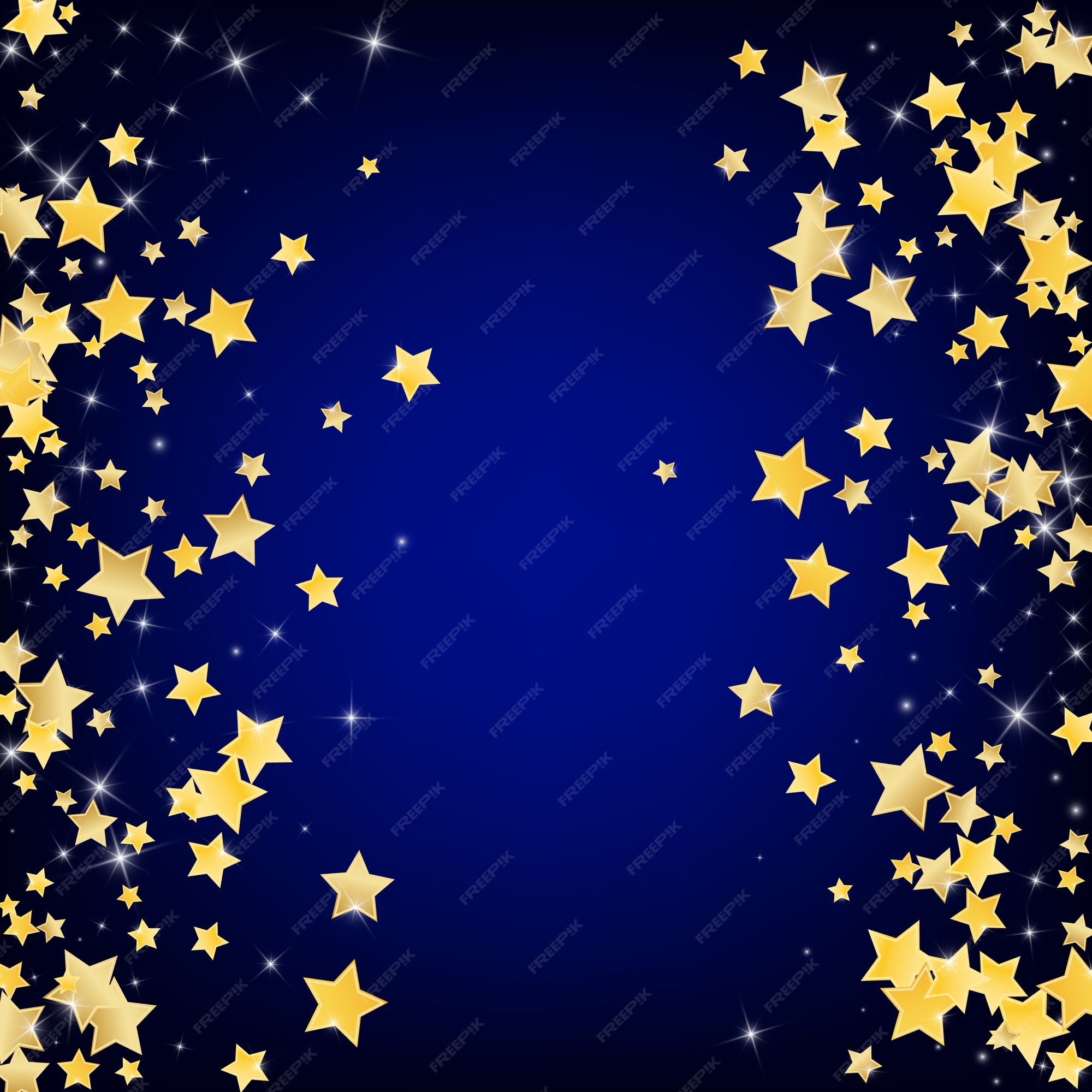 Jogo Do Ouro Onze Brilhante E De Estrelas Azuis Ilustração Stock