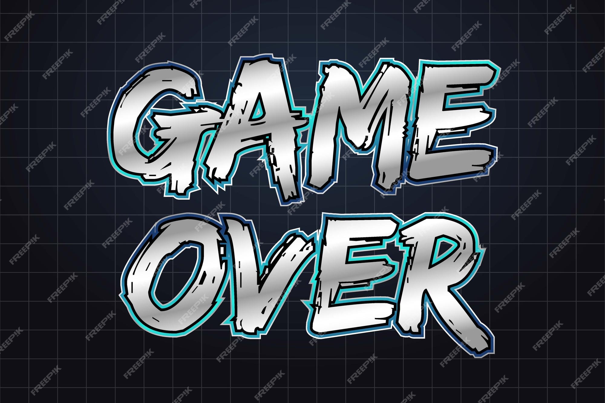 Game Over Moderno Com Letra Verde PNG , Fim De Jogo, Partida, Jogos Imagem  PNG e Vetor Para Download Gratuito