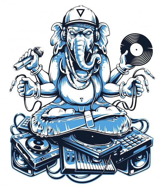 Ganesha music art