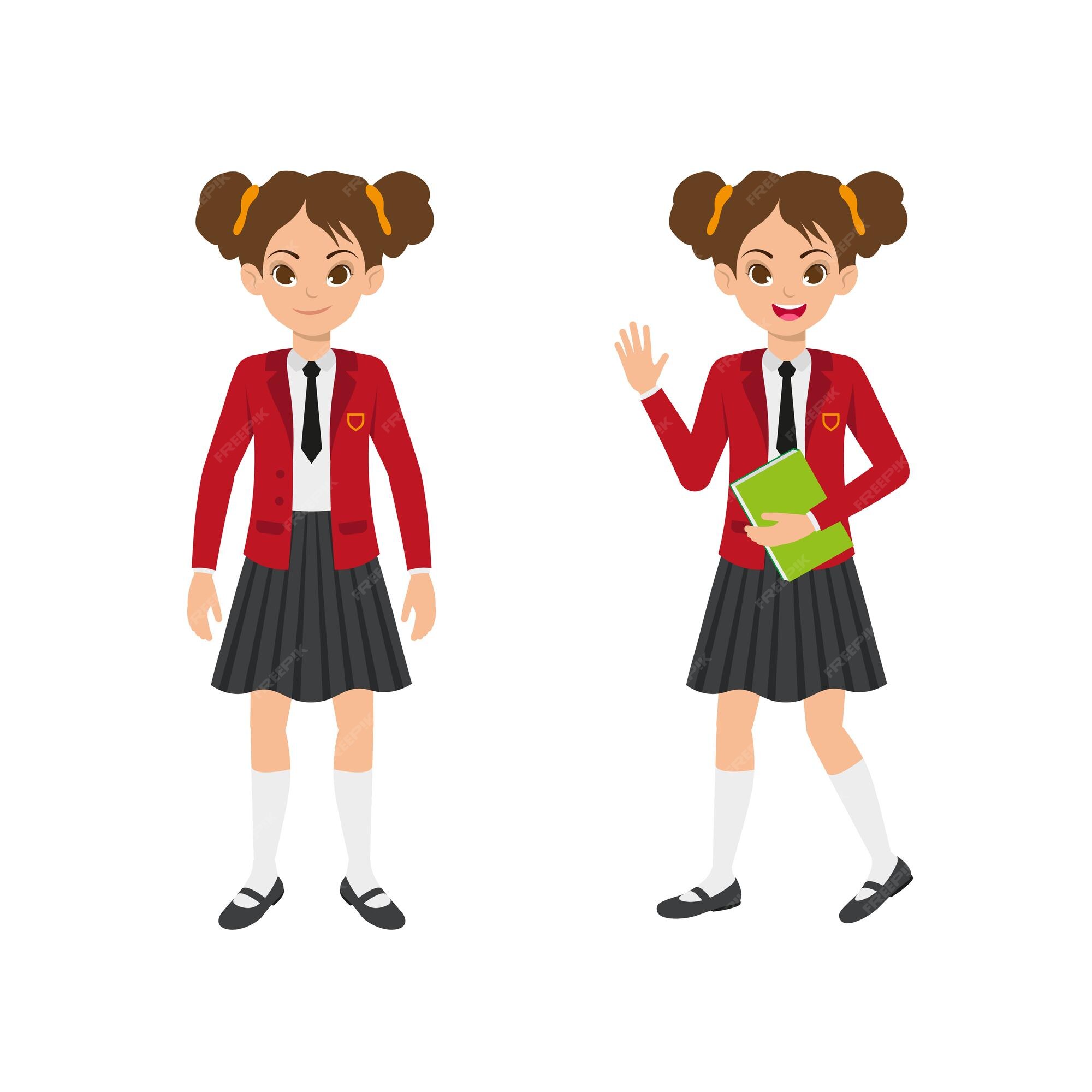 Meninas Menos Rosto Foto De Perfil Uniforme Escola PNG , Uniforme, Escola,  Menina Imagem PNG e PSD Para Download Gratuito