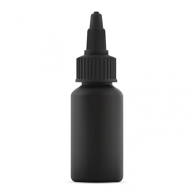 Garrafa de plástico líquido Vape. Frasco conta-gotas