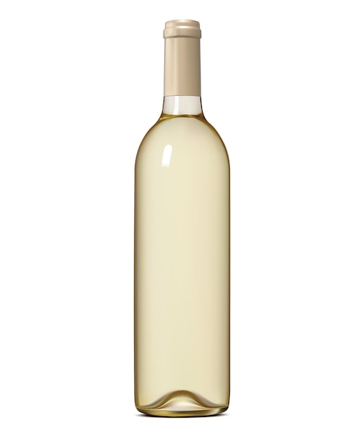 Garrafa de vinho isolada.