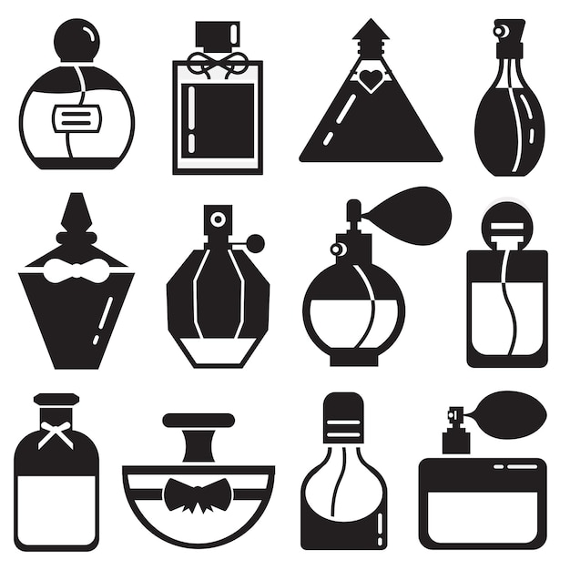 Garrafas de Perfume para Perfume em Design de Contorno