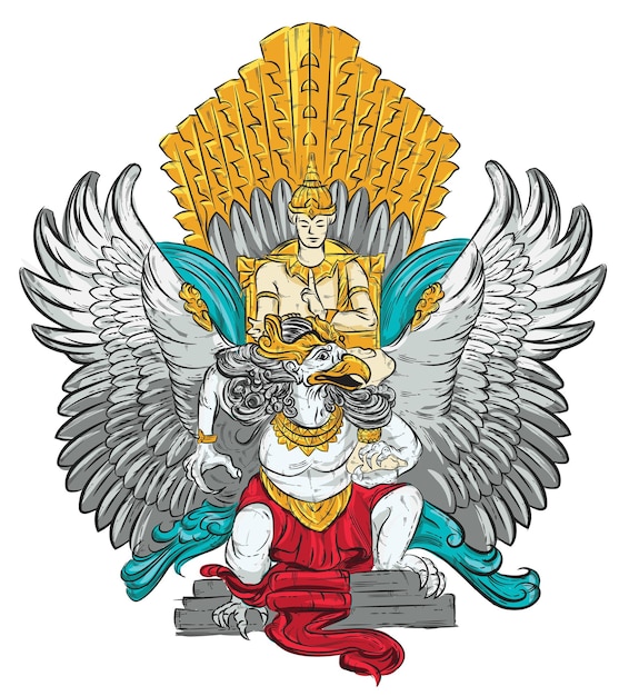 Vetor garuda wisnu kencana bali