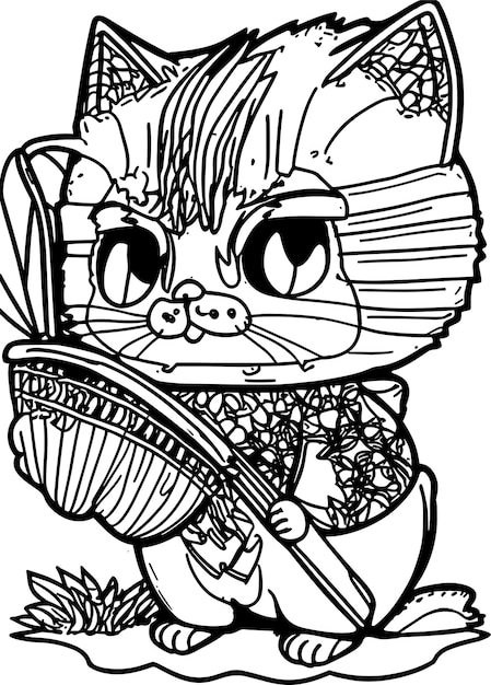 44 páginas para colorir de gatos - pinte seus amigos felinos favoritos