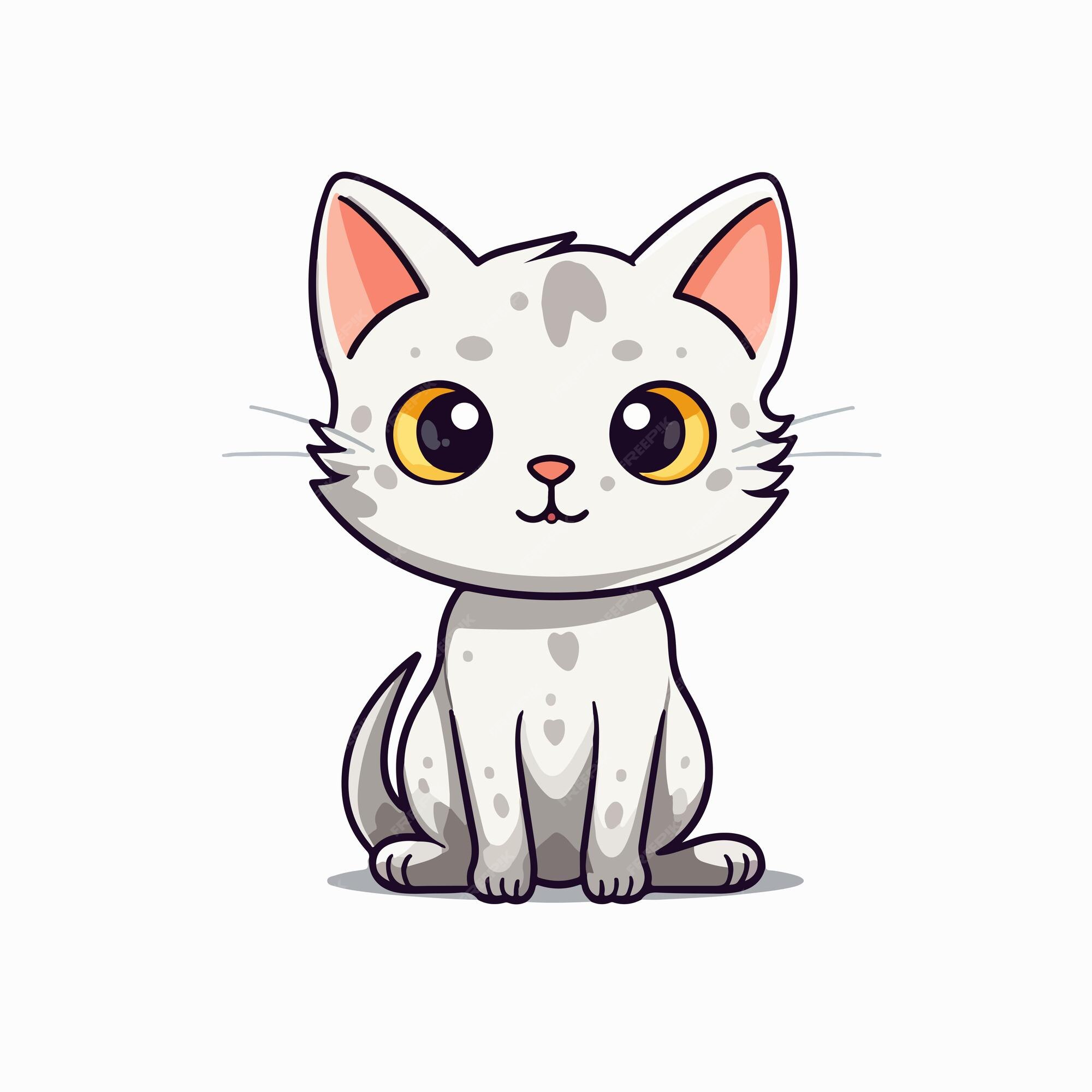 Design PNG E SVG De Desenhos Animados Bonitos Do Kawaii Do Gato De