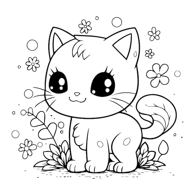 Gato para Colorir : 40 desenhos para imprimir