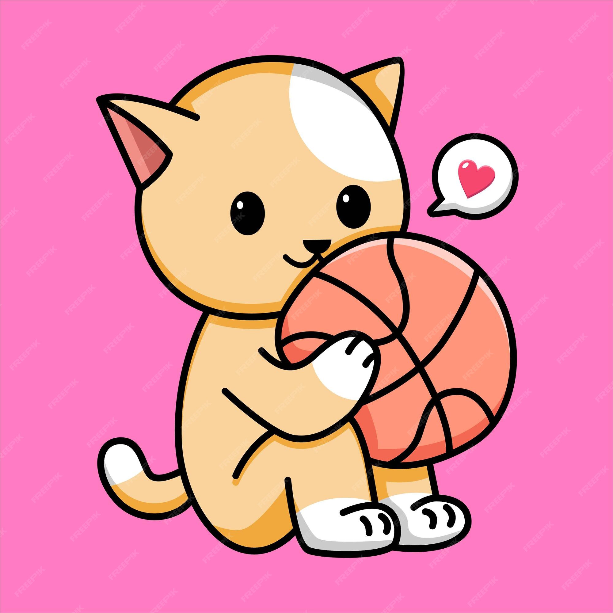 Design De Desenho De Gatos 3d Jogando Basquete Ilustração Stock -  Ilustração de adulto, roupa: 251143458