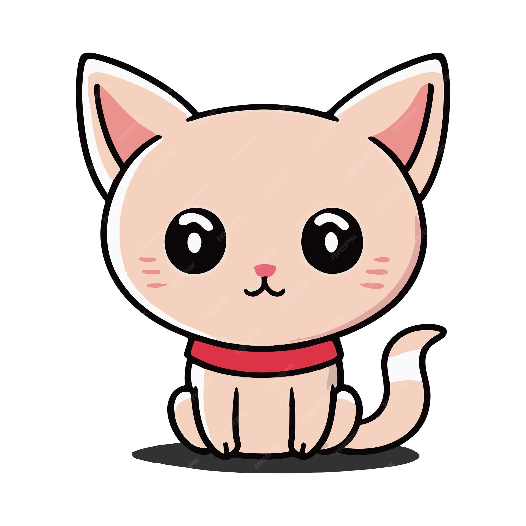 Gato Kawaii PNG , Gato, Kawaii, Gatinha Imagem PNG e Vetor Para