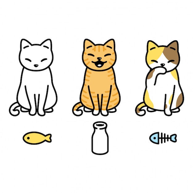 Gato personagem gatinho chita dos desenhos animados