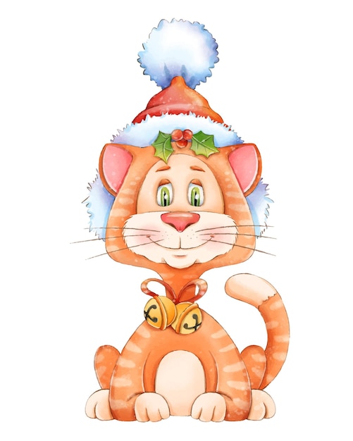 gato ruivo de natal