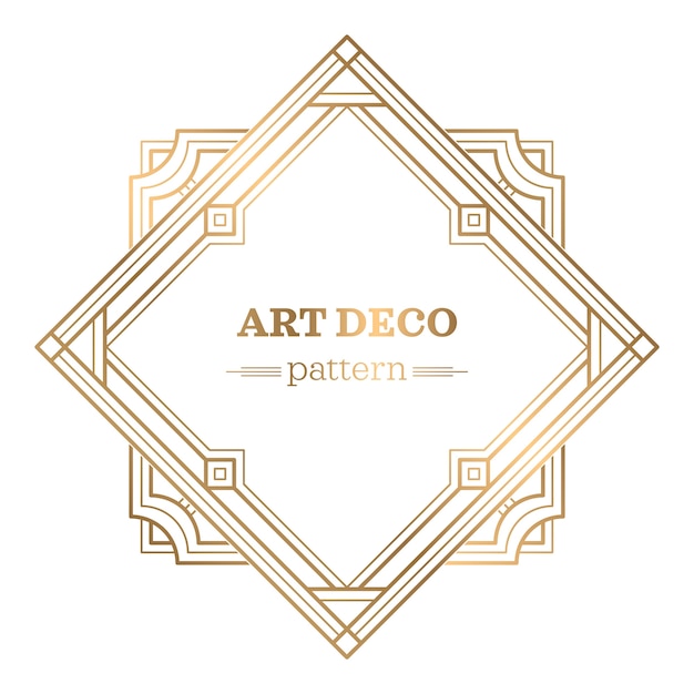 Vetor gatsby art deco background