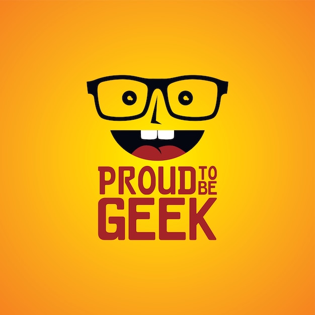 Geek nerd guy