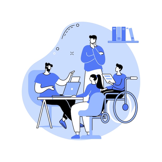 Gerenciamento de operações de negócios isolado ilustrações vetoriais de desenhos animados