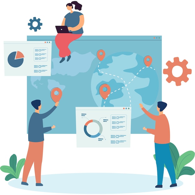 Gestão de equipe de negócios