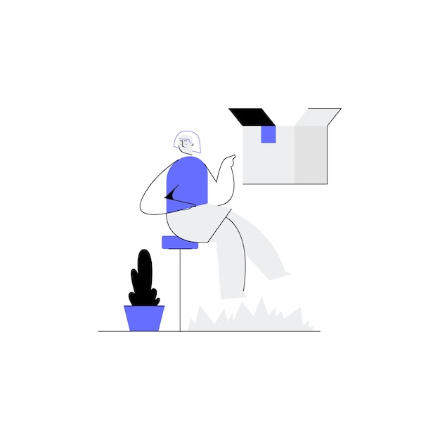 Ghost Builder Ilustrações em vetores Cenas para anúncios de sites e mídias sociais