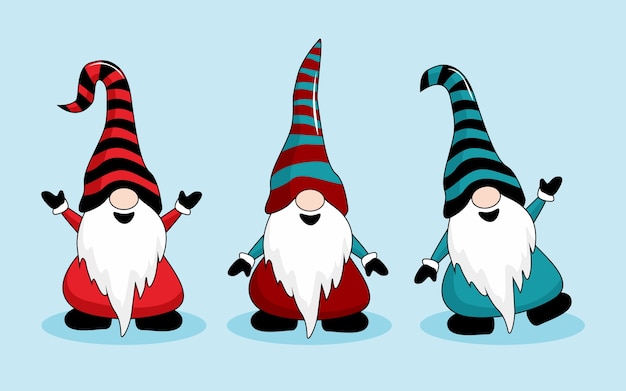 Gnome christmas cartoon cute