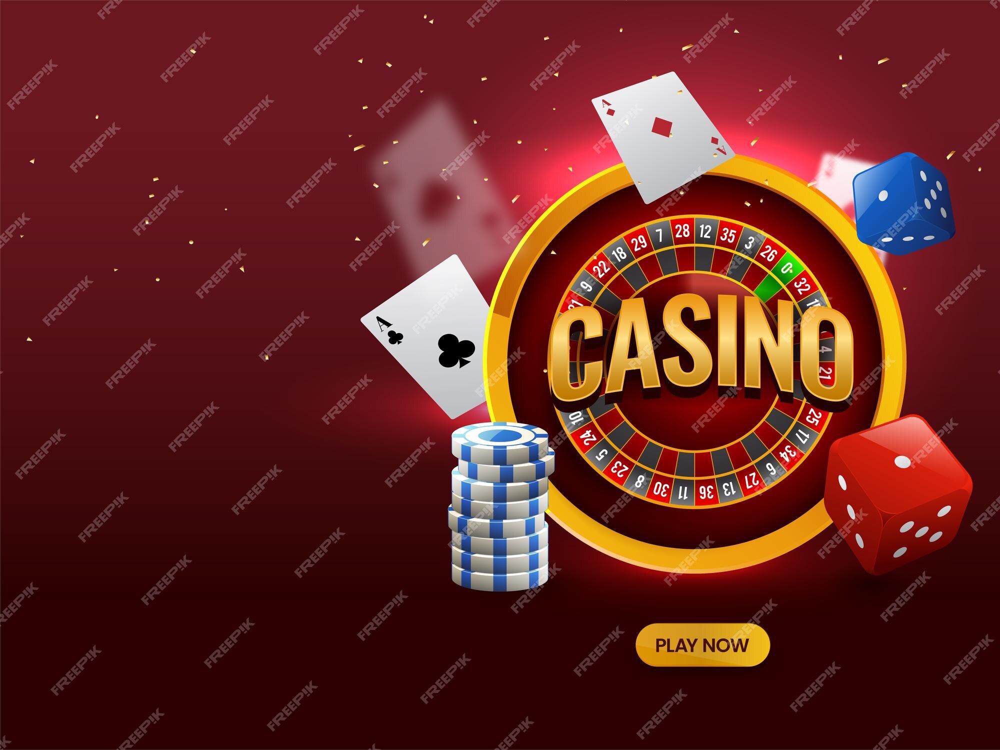 Vetores de Online Casino Play Now Conceito Com Roleta 3d Golden Coins Poker  Chips Dice E Cartas De Jogo Em Fundo Vermelho e mais imagens de Aposta -  iStock