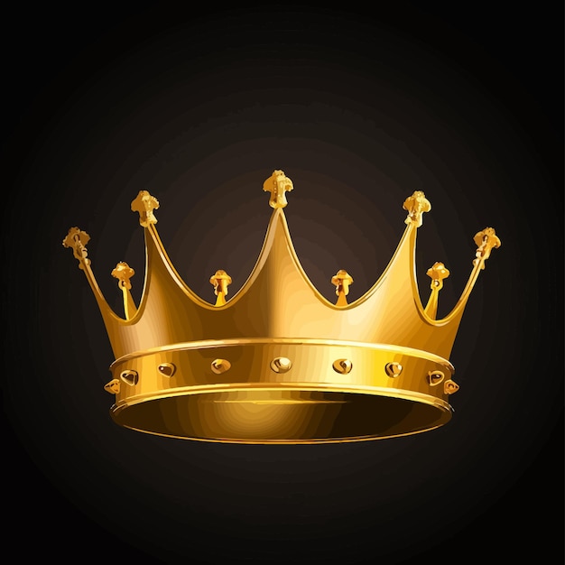 Golden_crown_with_gradient_mesh_vector