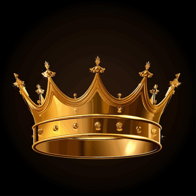 Golden_crown_with_gradient_mesh_vector