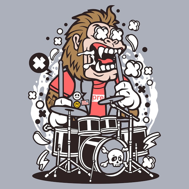 Gorila Baterista