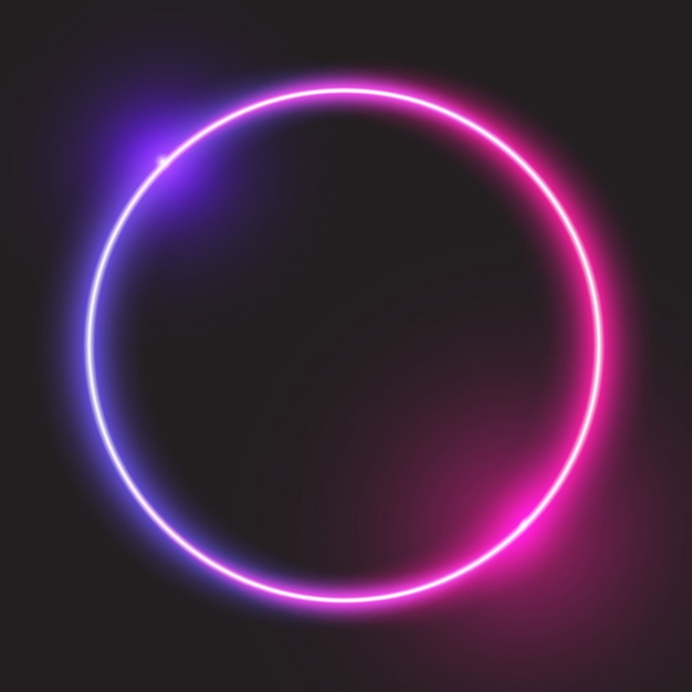 Gradação de pino roxo arredondado banner luz
