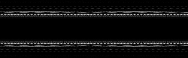 Grade de perspectiva dupla vetorial em fundo escuro Ciberespaço digital Estrutura de conexão de rede Fundo de malha abstrata