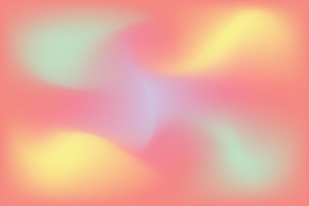 Vetor gradiente borrão fundo abstrato colorido