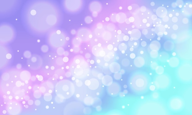 Gradiente de arco-íris azul-púrpura brilhante com um efeito bokeh suave e suave ilustração vetorial de estoque em