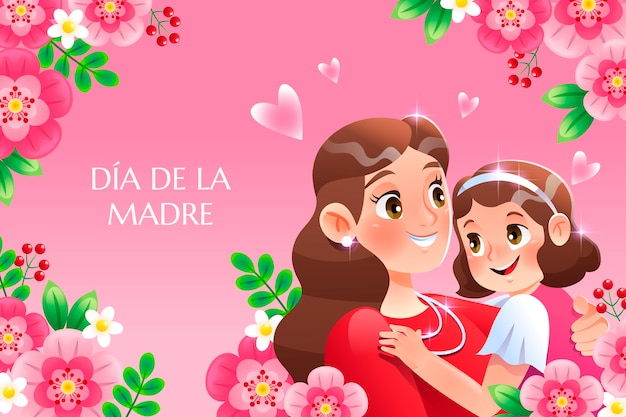 Gradiente dia de la madre fundo