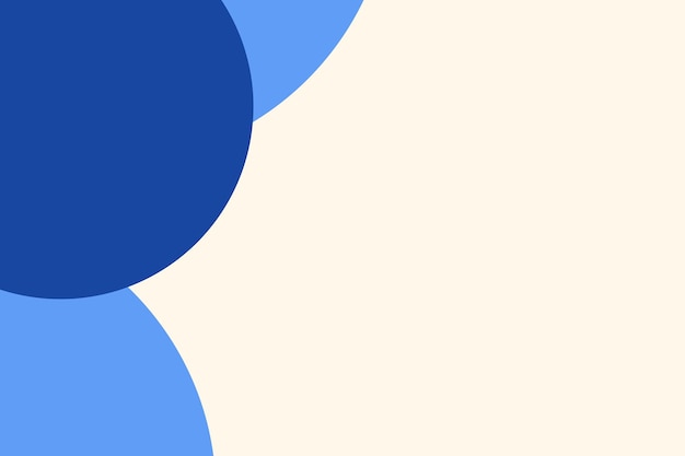 Gradiente geométrico plano abstrato azul e fundo branco