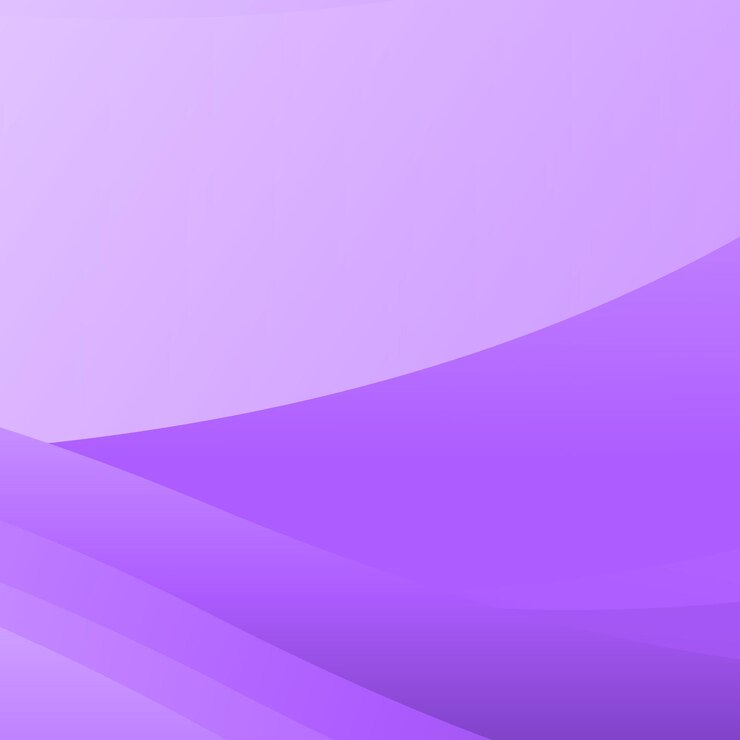 Gradiente roxo abstrato com curvas fluídas