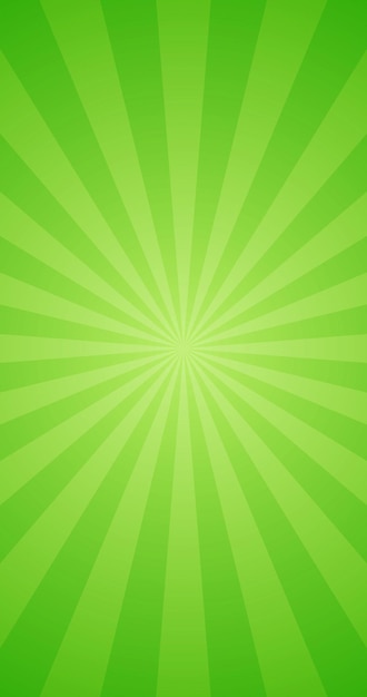 Vetor gradiente simples verde radiante sunburst em branco vertical vector plain background