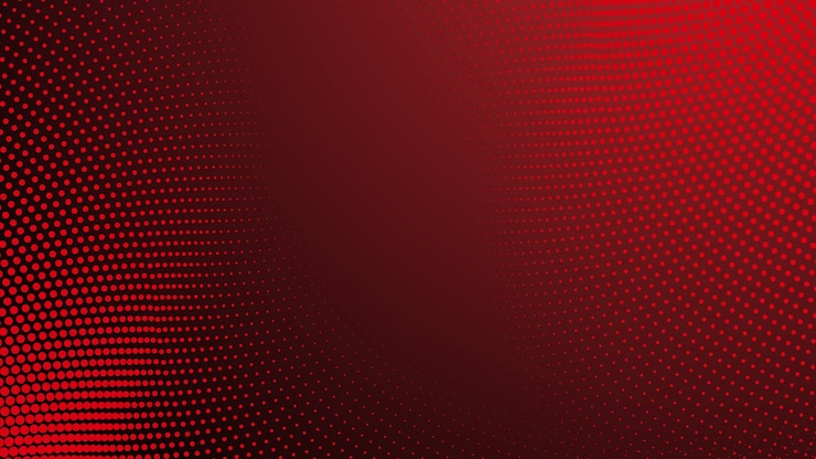 Vetor gradiente vermelho com fundo abstrato de meio tom para fundo ou apresentação