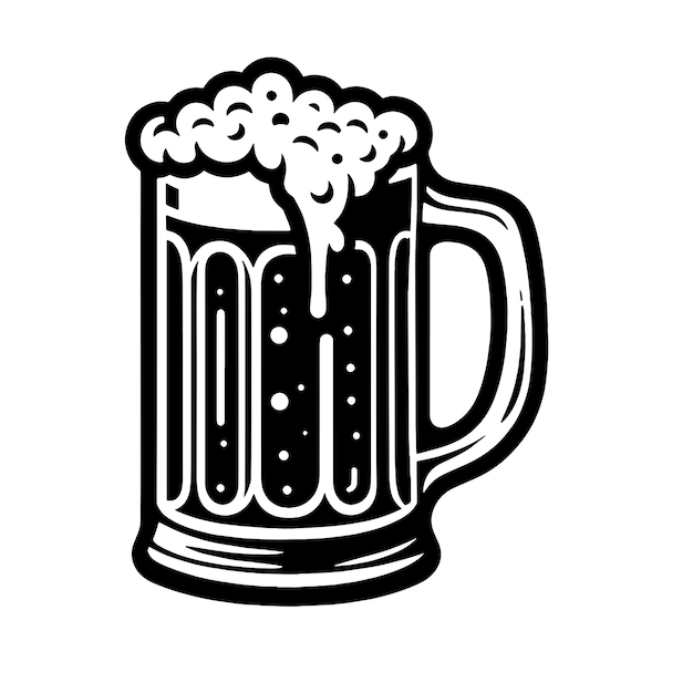 Gráfico de clipart de vetor de cerveja Svg