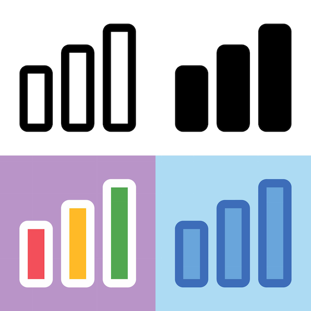 Gráfico de ilustração vetorial do ícone analítico perfeito para novo aplicativo de interface de usuário etc