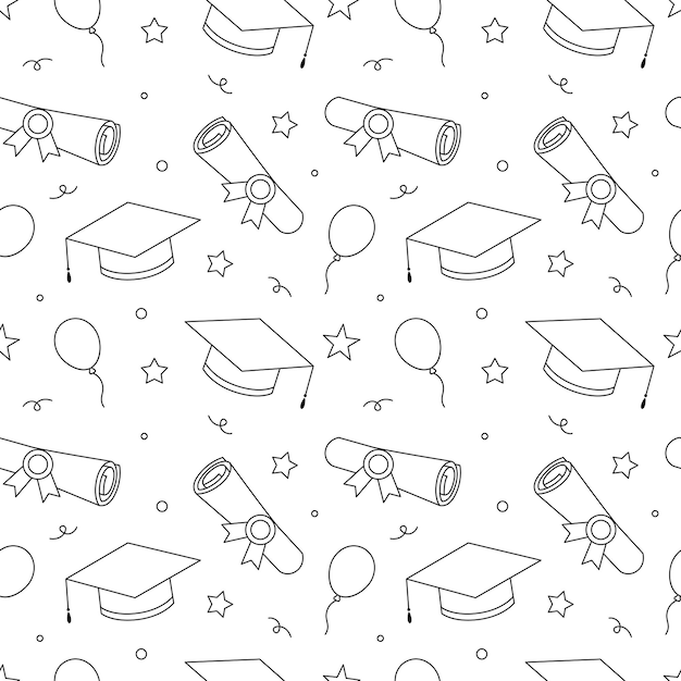 Gráfico vetorial de fundo de graduação de padrão sem costura