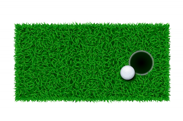 Vetor grama de golfe verde