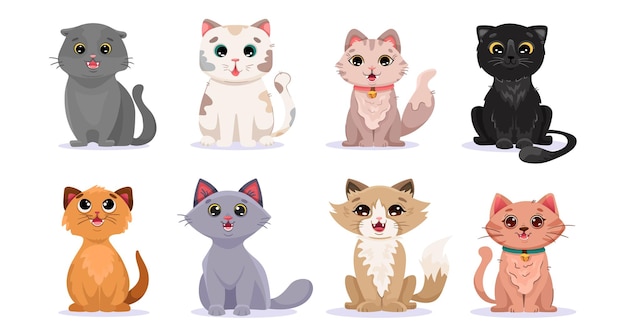 Vetores e ilustrações de Gatos png para download gratuito