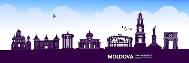Grande destino de viagem da Moldávia