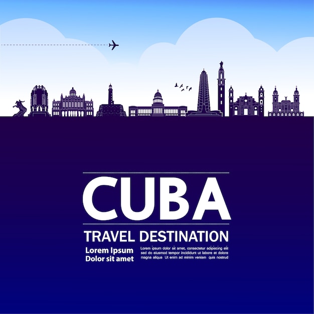 Grande destino de viagem em cuba