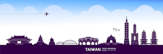 Grande destino de viagem em taiwan